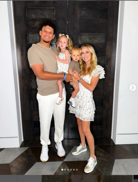 Patrick Mahomes and Travis Kelce Celebrate Brittany on Mother's Day