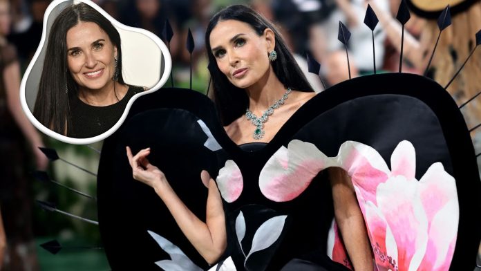 Demi Moore's Stunning Wallpaper Gown at Met Gala 2024: A Floral Masterpiece