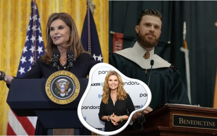 Maria Shriver Condemns Chiefs Kicker's Controversial Commencement Speech