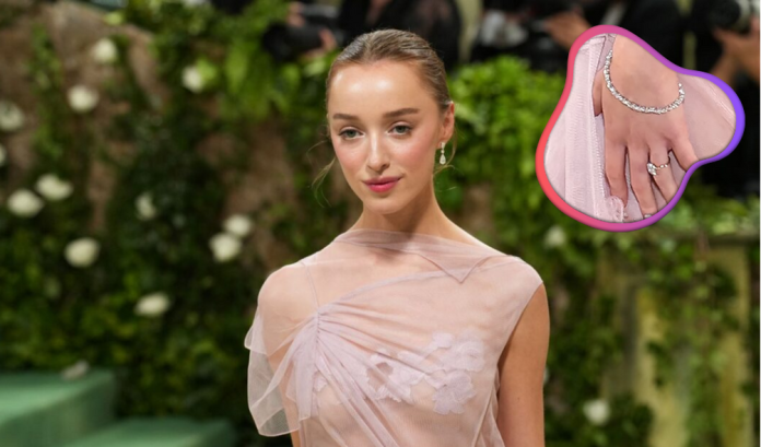 Phoebe Dynevor Engaged at Met Gala 2024