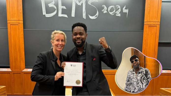 Singer Patoranking Celebrate Harvard Business School Graduation