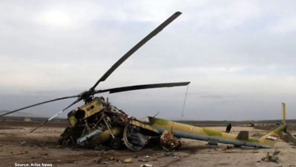 Nigerian Air Force Pilot Survives Helicopter Crash in Kaduna