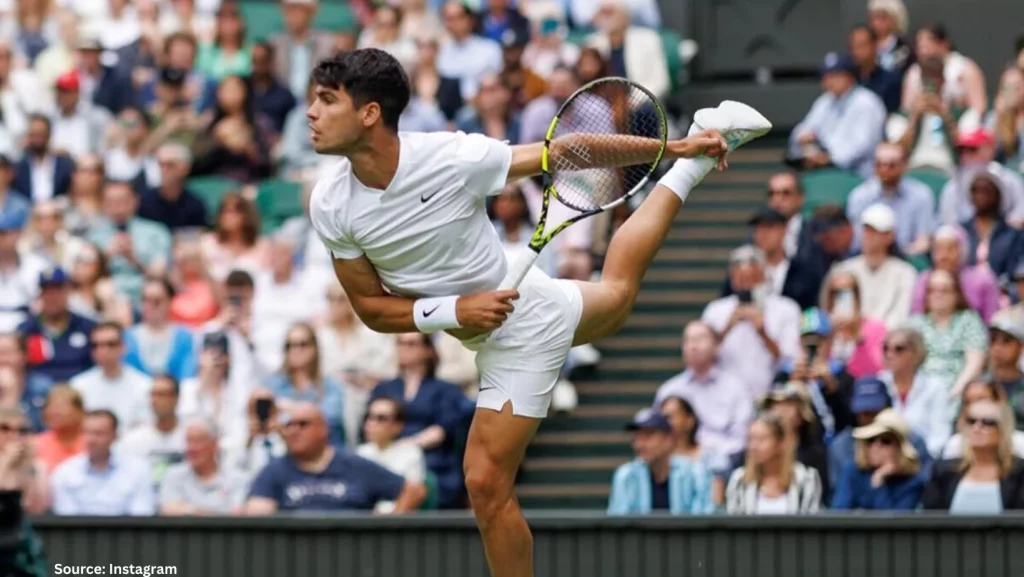 Defending Champ Alcaraz Survives Scare from Qualifier Lajal in Wimbledon Opener
