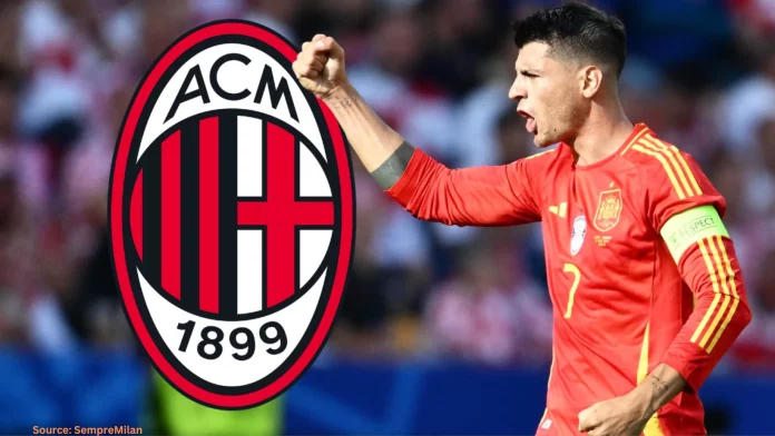 Atlético Madrid Star Álvaro Morata Set to Join AC Milan After Euro 2024 Triumph