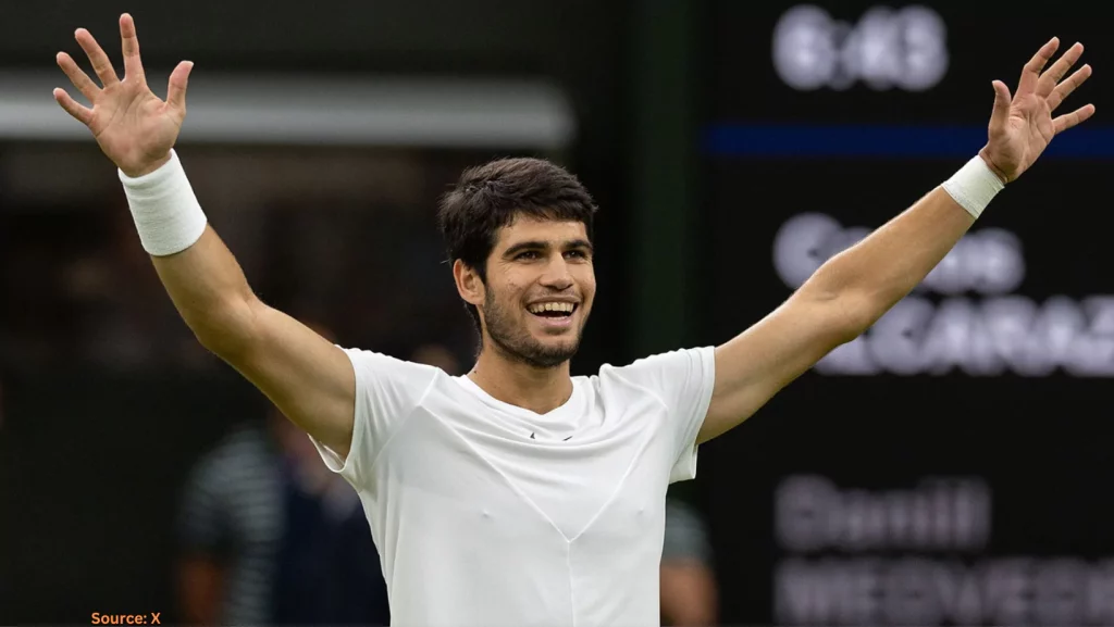 Alcaraz Overcomes Medvedev in Thrilling Wimbledon Semi-final Clash