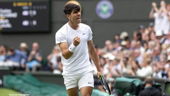 Defending Champ Alcaraz Survives Scare from Qualifier Lajal in Wimbledon Opener