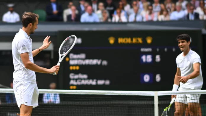 Alcaraz Overcomes Medvedev in Thrilling Wimbledon Semi-final Clash