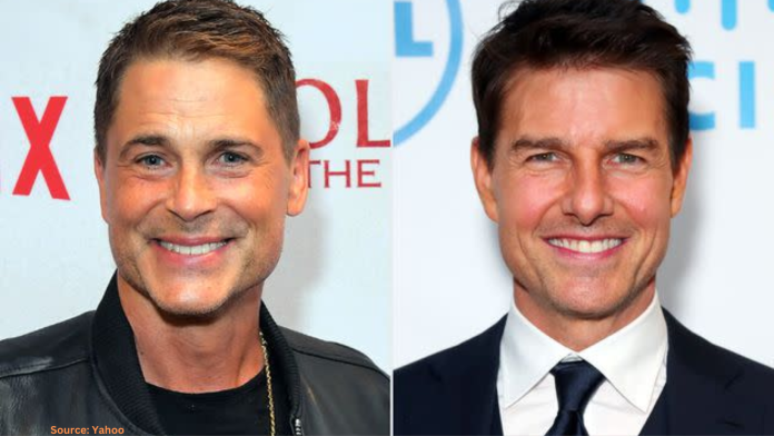 Rob Lowe Reveals Knockout Moment with Competitive Co-Star Tom Cruise