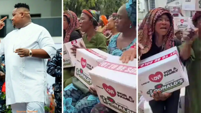 Cubana Chief Priest Donates Food and Cash to Widows and Disabled