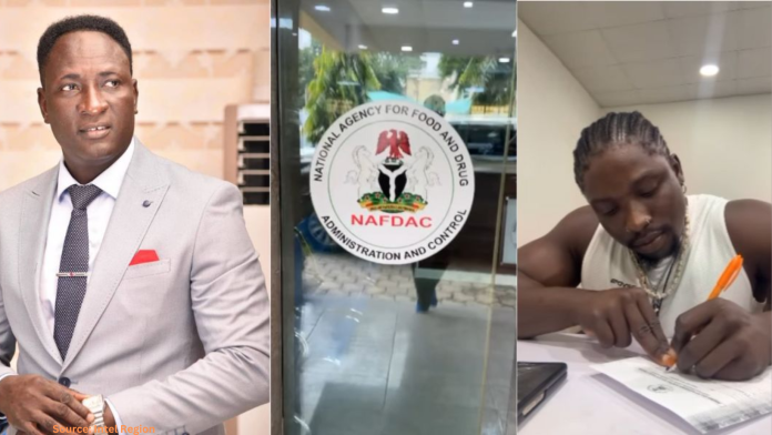 Verydarkman Protests at NAFDAC, Demands Action Against Miracle Products