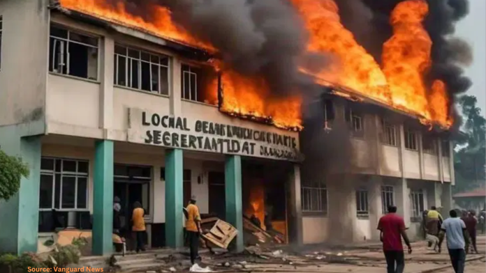 Political Thugs Set Ikwere Local Government Secretariat on Fire Amid Unrest