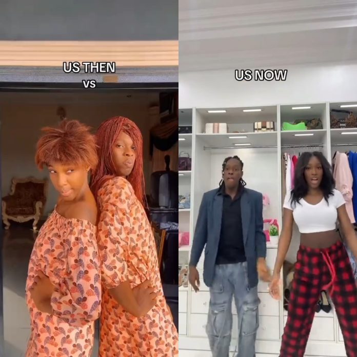 Paul Okoye's wife, Ivy Zenny and her brother seen in then and now video